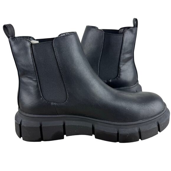 BP NIYA LUG SOLE‎ CHELSEA BOOT IN BLACK NWOB WOMEN'S SIZE 7.5M - Picture 4 of 12